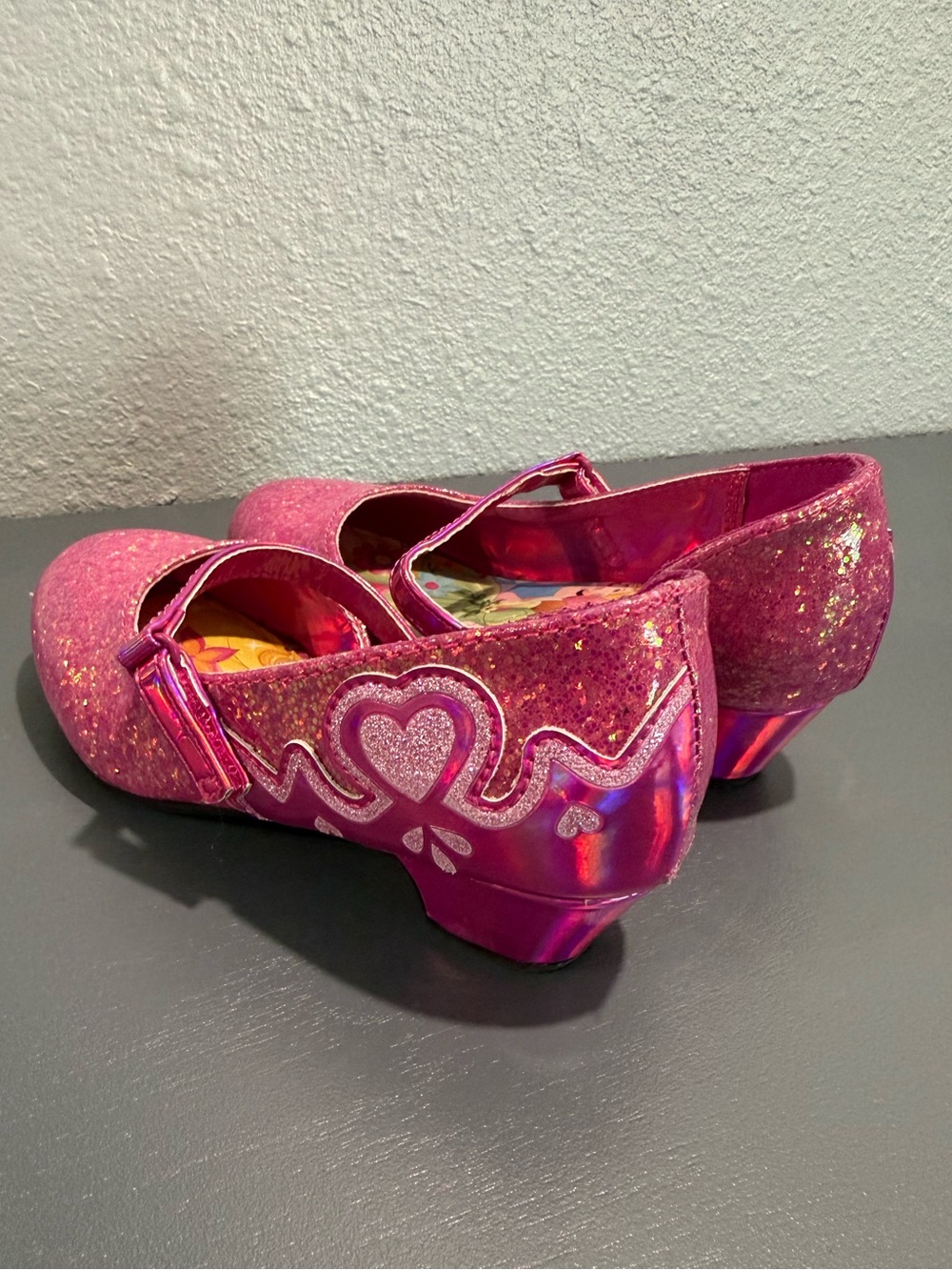 Disney Princess - Girls Sparkle Mary Jane Dress Shoes - Pink - Picture 3 of 9